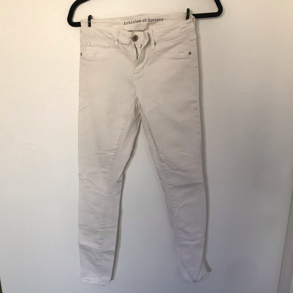 Articles of Society white skinny jeans